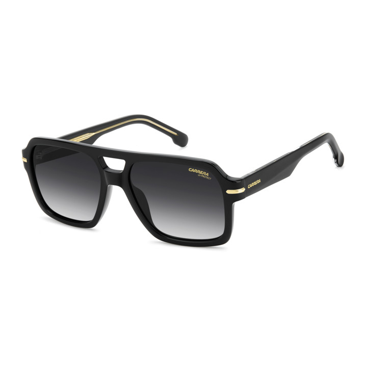 Lunettes de soleil Carrera 377/S Black / verres Dark Grey Shaded (807-9O)