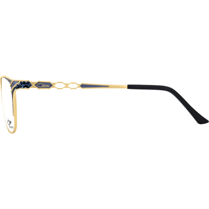 Cazal 1290 001 bleu nuit-or - vue de profil