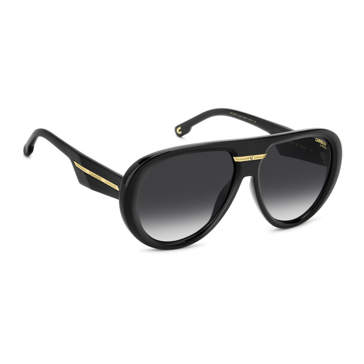 Lunettes de soleil Carrera VICTORY C 22/S Black / verres Dark Grey Shaded (807-9O)