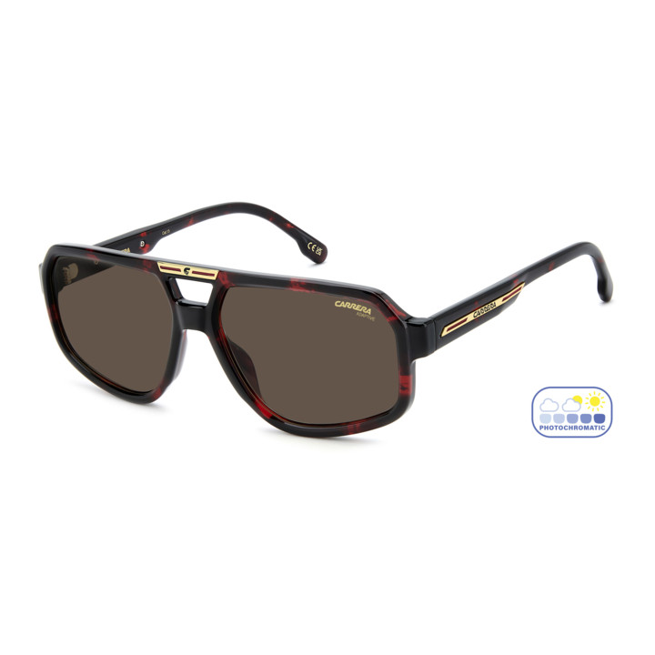 Lunettes de soleil Carrera VICTORY C 26/S Red Havana / verres Brown Photochromatic Antireflex (0UC-II)