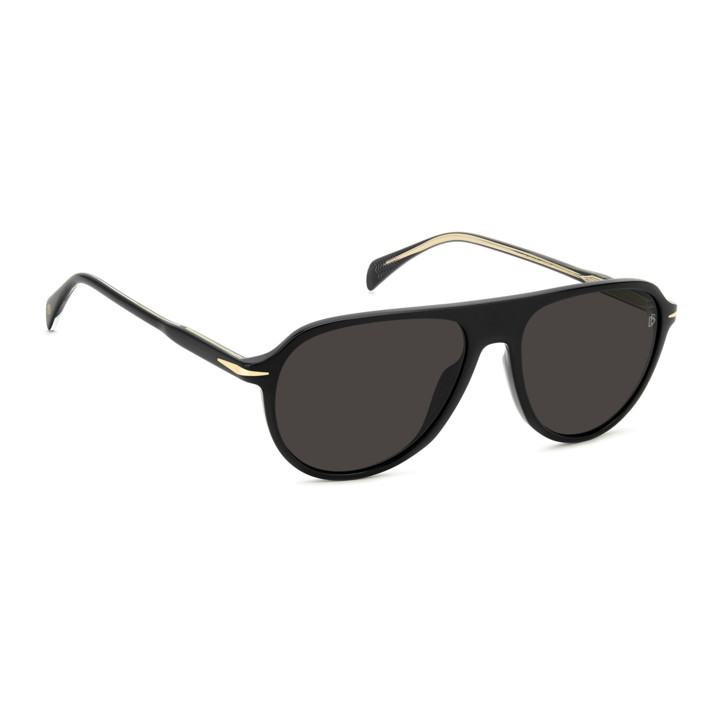 Lunettes de soleil David Beckham DB 1200/S Black / verres Grey (807-IR)