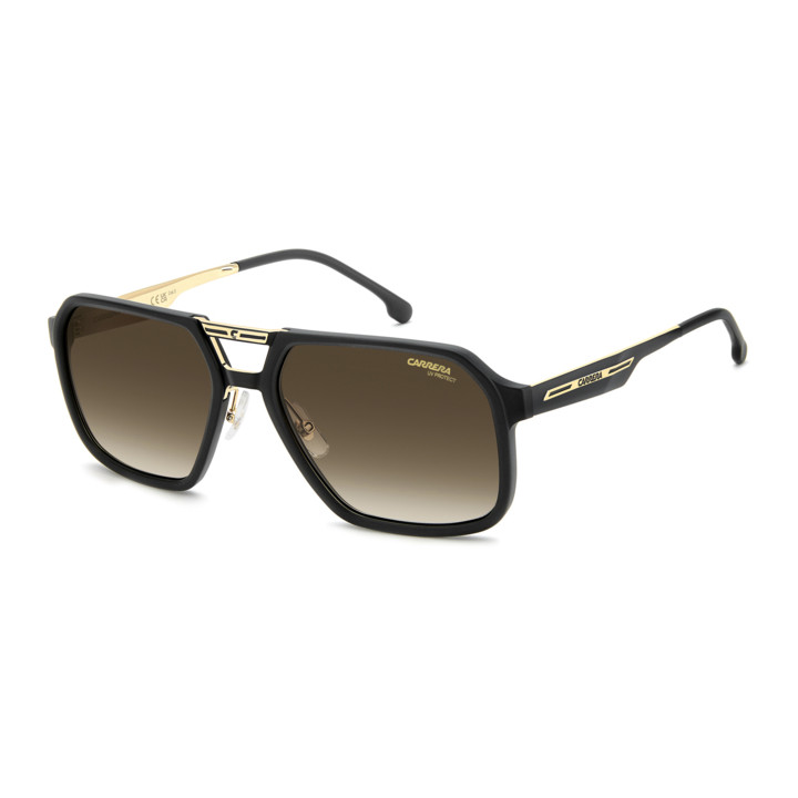 Lunettes de soleil Carrera VICTORY C 27/S Matte Black Gold / verres Black Brown Green Antireflex (I46-86)