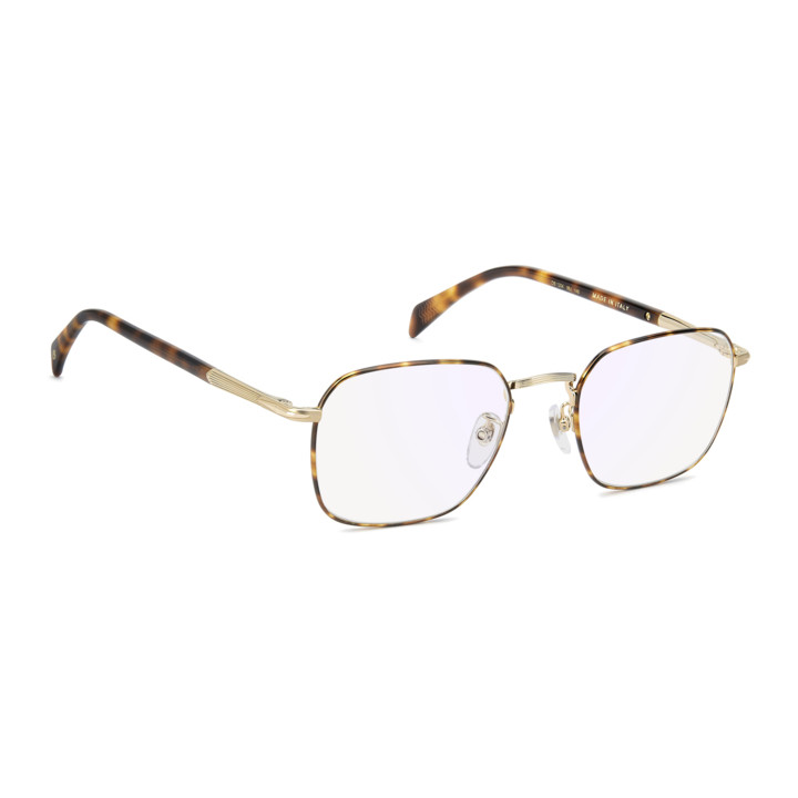 Lunettes de vue David Beckham DB 1204 Gold Havana / verres Blue Mirror (06J)