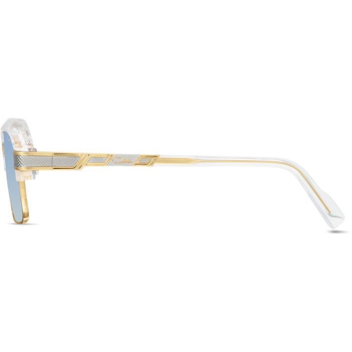 Cazal 6041/3 002 cristal-bicolore - vue de profil