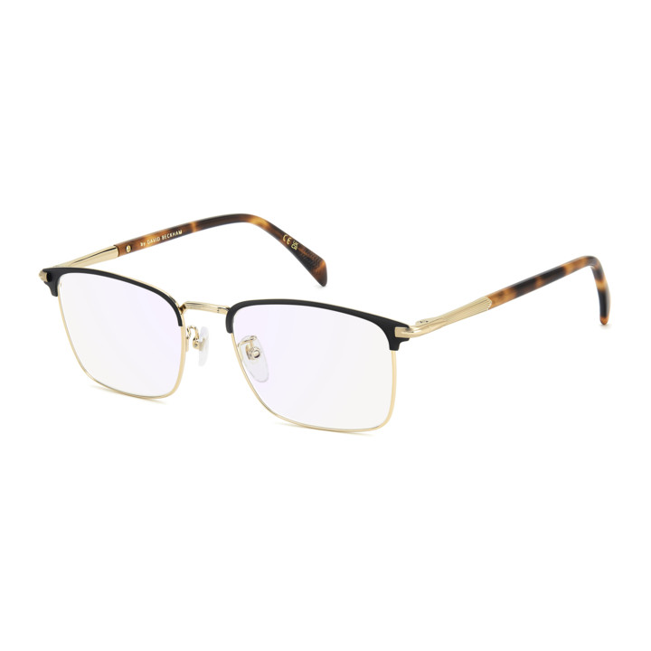 Lunettes de vue David Beckham DB 1201/G Matte Black Gold / verres Blue Mirror (I46)