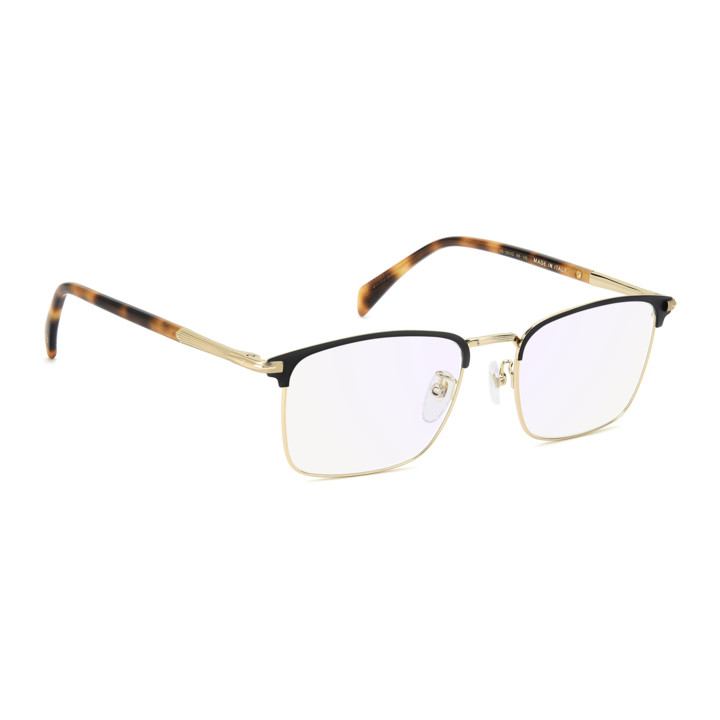 Lunettes de vue David Beckham DB 1201/G Matte Black Gold / verres Blue Mirror (I46)