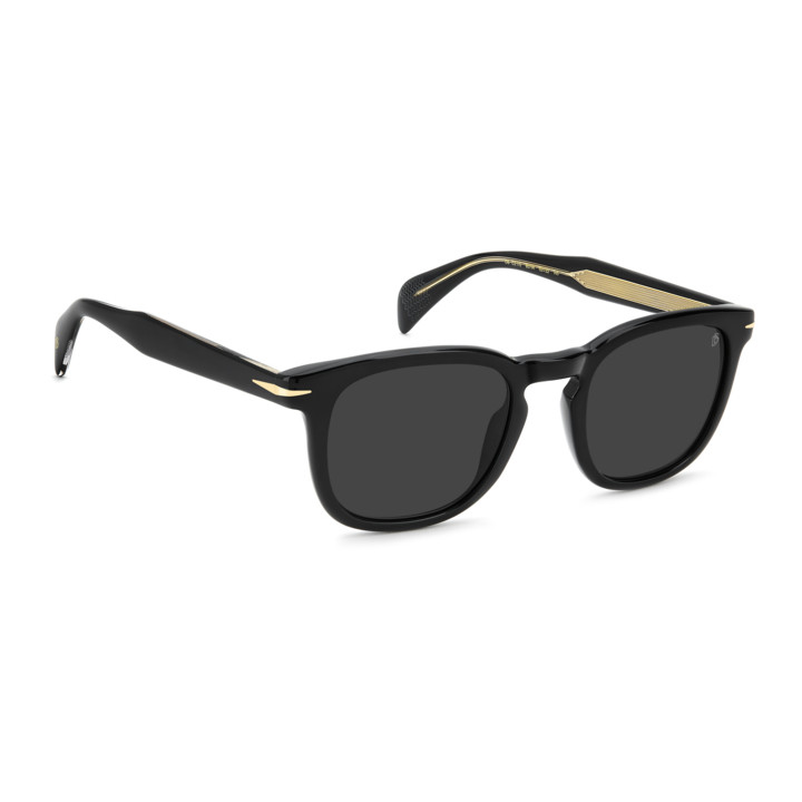 Lunettes de soleil David Beckham DB 1221/S Black / verres Grey (807-IR)