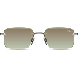 Cazal 7116/3 003 argent-olive - vue de face