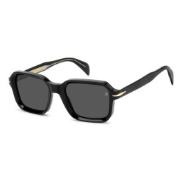 Lunettes de soleil David Beckham DB 7147/S Black / verres Grey (807-IR)