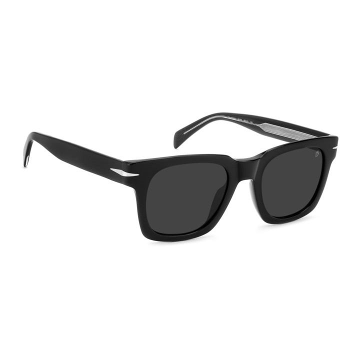 Lunettes de soleil David Beckham DB 7160/S Black / verres Grey (807-IR)