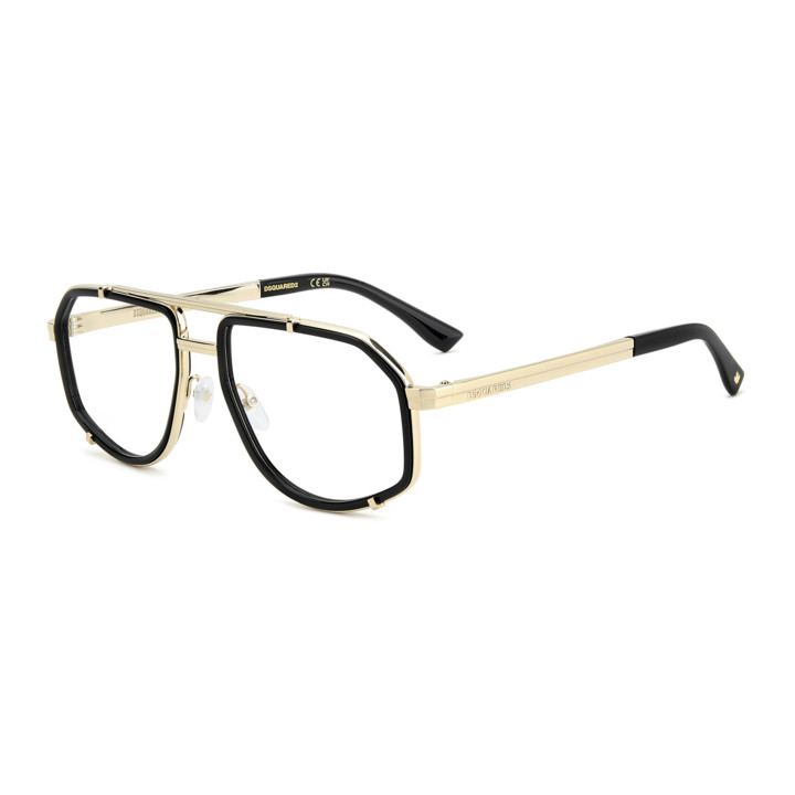 Lunettes de vue Dsquared2 D2 0191 Black Gold (2M2)