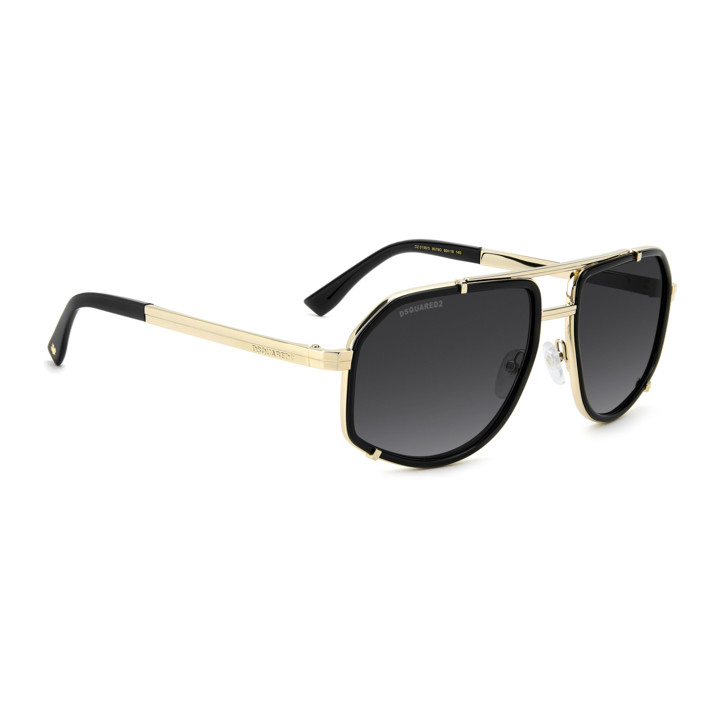 Lunettes de soleil Dsquared2 D2 0190/S Black / verres Dark Grey Shaded (807-9O)