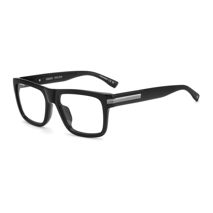 Lunettes de vue Dsquared2 D2 0200/G Black Dark Ruthenium (ANS)