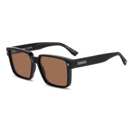 Lunettes de soleil Dsquared2 D2 0202/G/S Black / verres Brown (807-70)