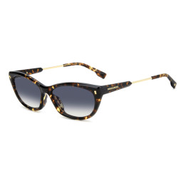 Lunettes de soleil Dsquared2 D2 0209/G/S Havana / verres Dk Blue Shaded (086-08)