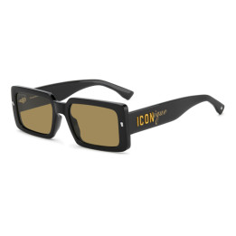 Lunettes de soleil Dsquared2 ICON 0029/S Black Yellow / verres Brown (71C-70)