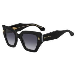 Lunettes de soleil Etro 0010/S Black / verres Dark Grey Shaded (807-9O)