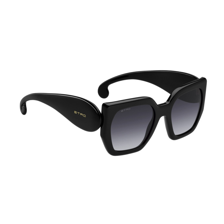 Lunettes de soleil Etro 0054/S Black / verres Dark Grey Shaded (807-9O)