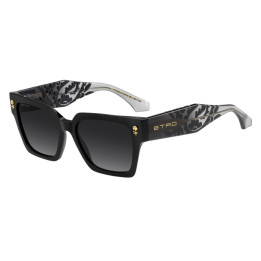 Lunettes de soleil Etro 0128/S Black / verres Dark Grey Shaded (807-9O)