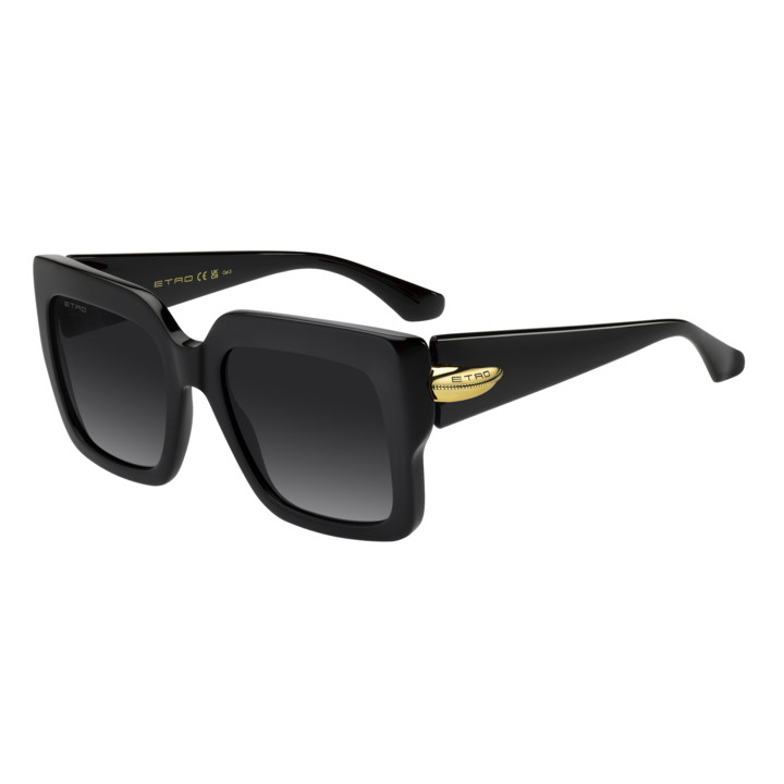 Lunettes de soleil Etro 0131/S Black / verres Dark Grey Shaded (807-9O)