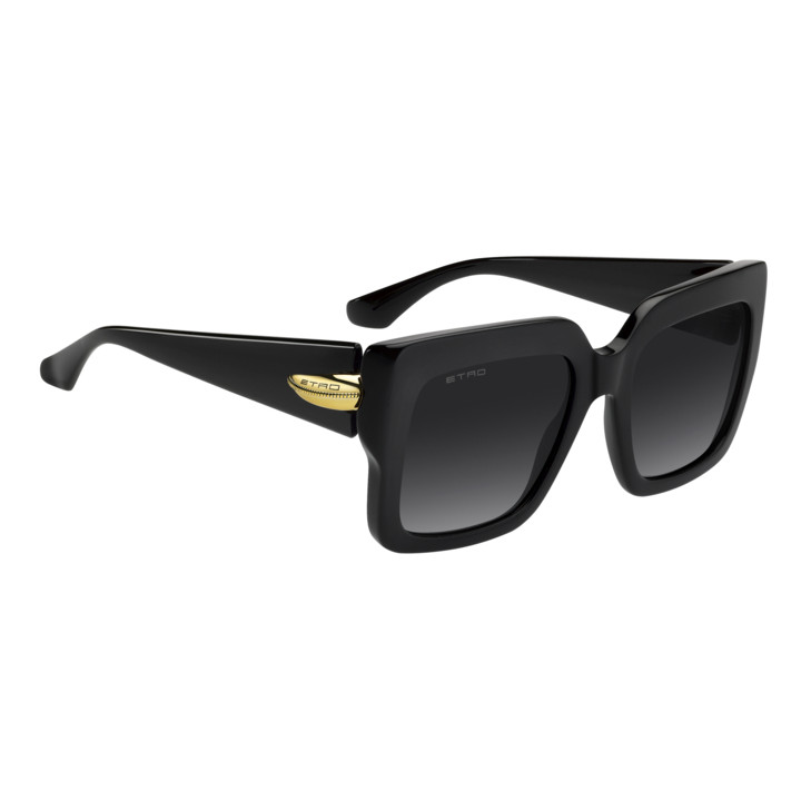 Lunettes de soleil Etro 0131/S Black / verres Dark Grey Shaded (807-9O)