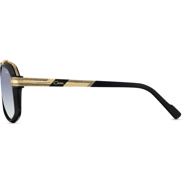 Cazal 8049 001 noir-or - vue de profil