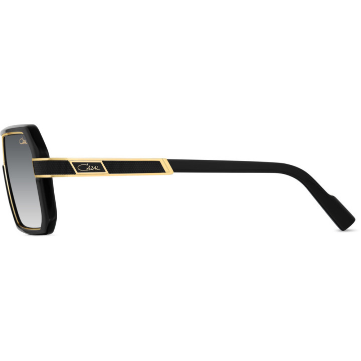 Cazal 8053 001 noir-or - vue de profil