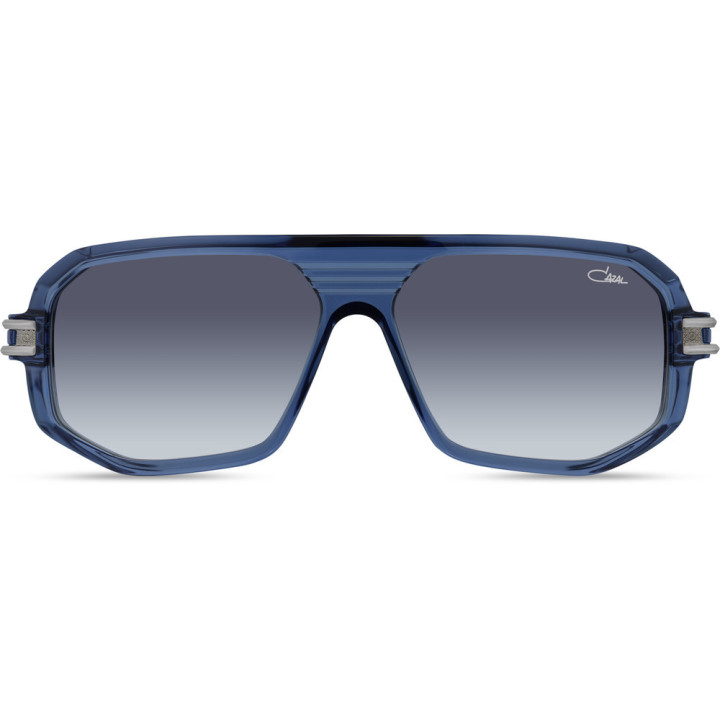 Cazal 8052 003 bleu nuit-gun métal - vue de face