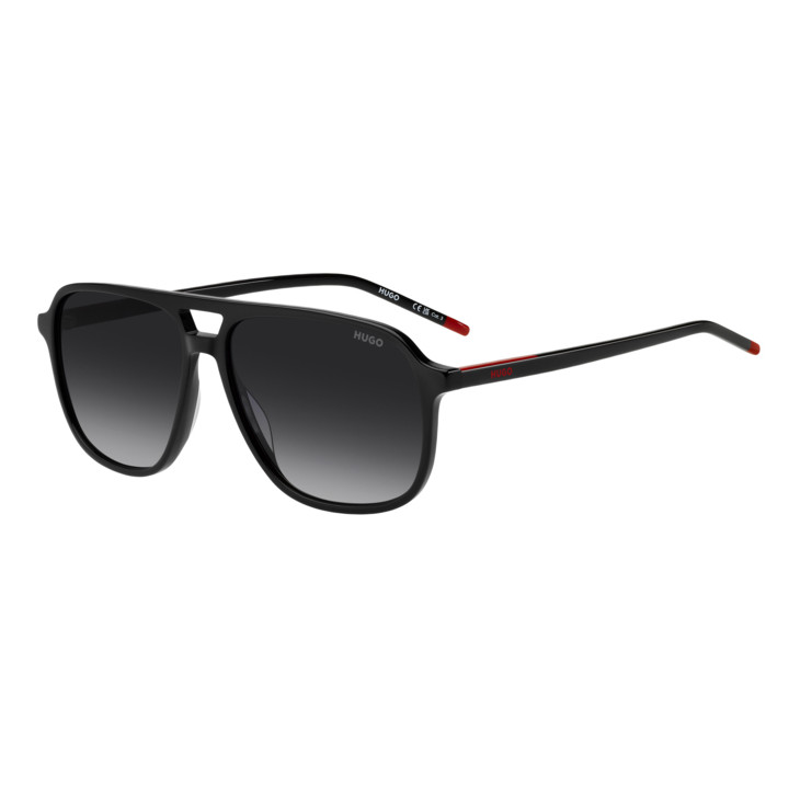 Lunettes de soleil HUGO HG 1398/S Black / verres Dark Grey Shaded (807-9O)