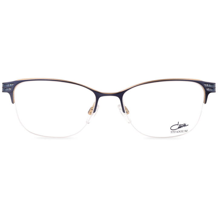 Cazal 1291 001 bleu nuit-or - vue de face