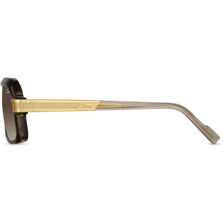 Cazal 8051 002 brun-or - vue de profil