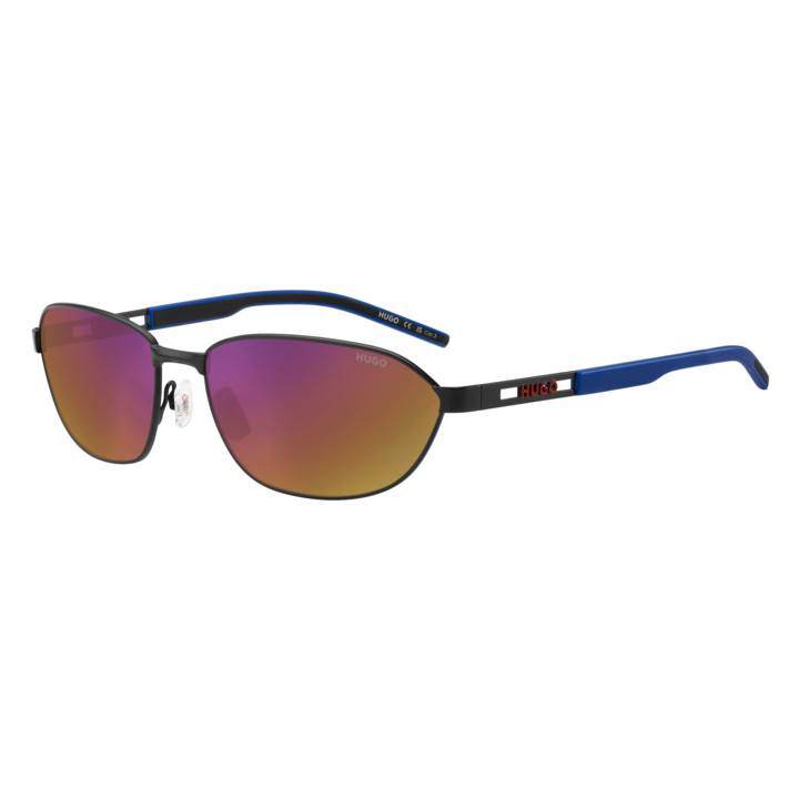 Lunettes de soleil HUGO HG 1413/S Matte Black / verres Grey Infrared (003-MI)