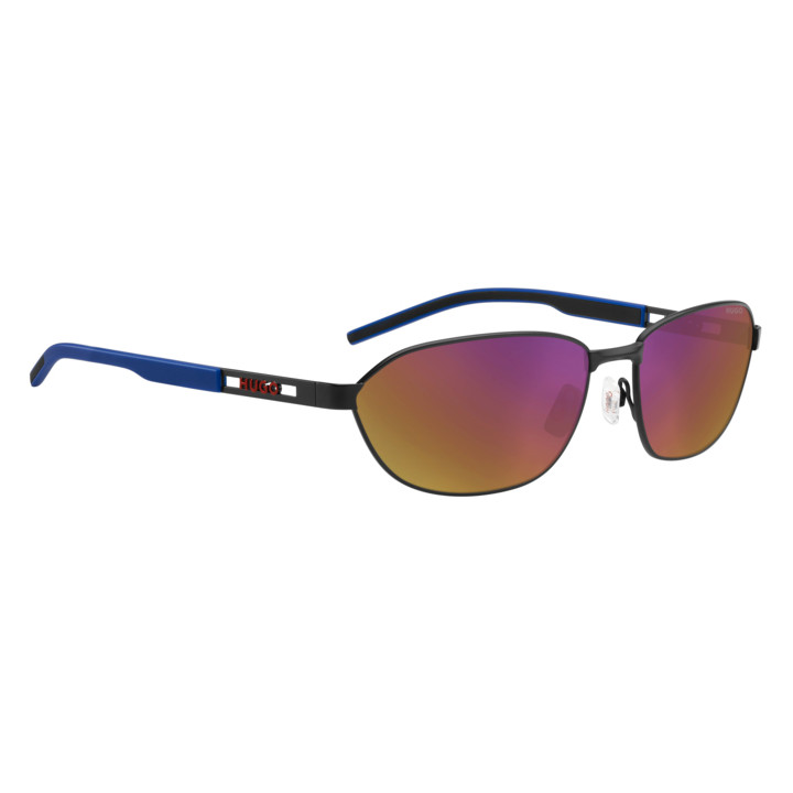 Lunettes de soleil HUGO HG 1413/S Matte Black / verres Grey Infrared (003-MI)