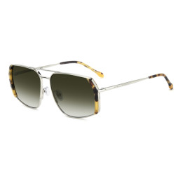 Lunettes de soleil Isabel Marant IM 0261/S Yellow Havana Palladium / verres Green Shaded (HBN-9K)