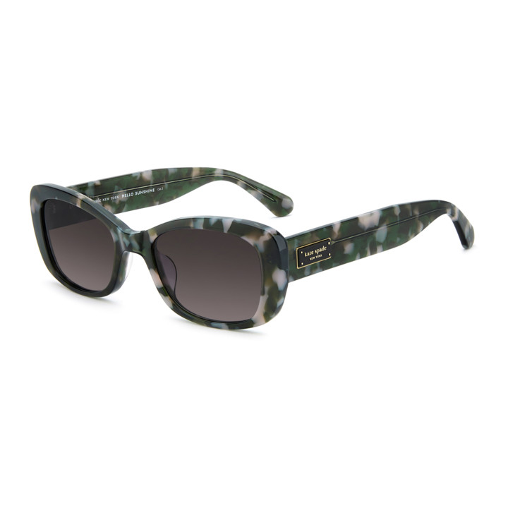 Lunettes de soleil Kate Spade KS BERYL 2/G/S Dark Green Havana / verres Pink Doubleshade (P8J-3X)