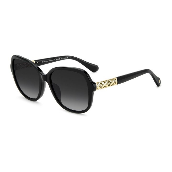 Lunettes de soleil Kate Spade KS ELIZA 2/G/S Black / verres Dark Grey Shaded (807-9O)