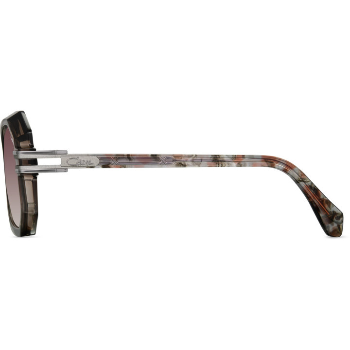 Cazal 8521 002 brun-gun métal - vue de profil