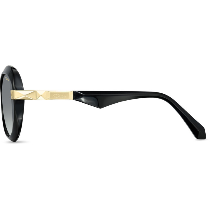 Cazal 8519 001 noir-or - vue de profil