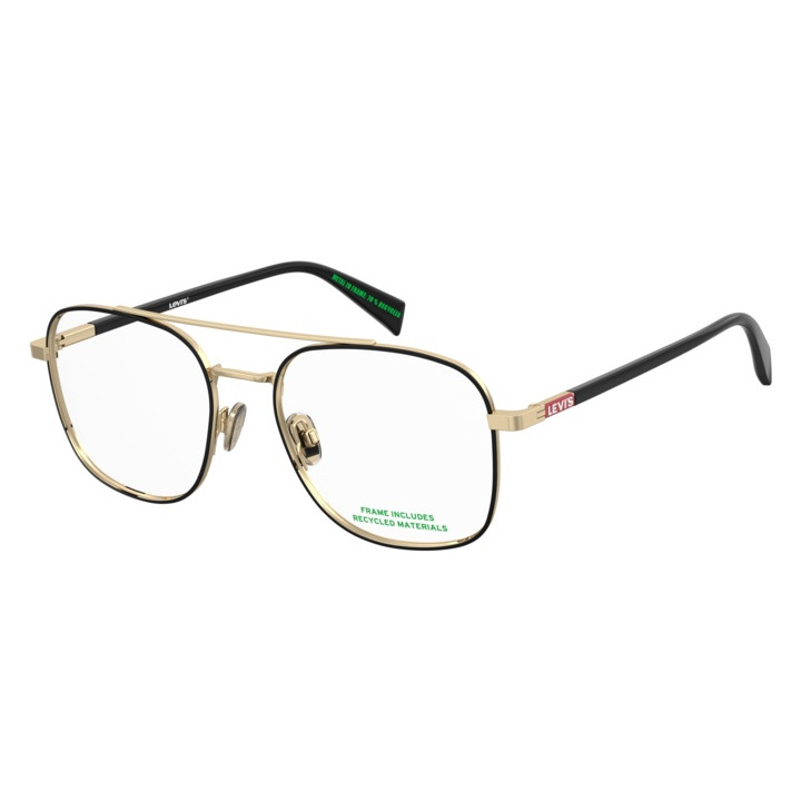 Lunettes de vue Levi's LV 1108 Gold Black 2 (RHL)