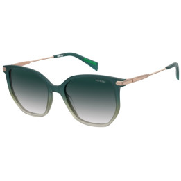 Lunettes de soleil Levi's LV 5094/S Green Shaded Grey / verres Dk Blue Shaded (M5Z-08)