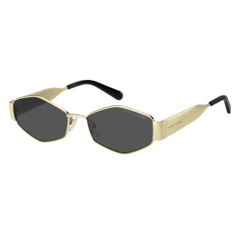 Lunettes de soleil Marc Jacobs MARC 496/SHINY Gold Black 2 / verres Grey (RHL-IR)