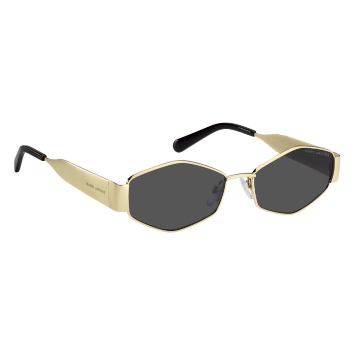 Lunettes de soleil Marc Jacobs MARC 496/SHINY Gold Black 2 / verres Grey (RHL-IR)