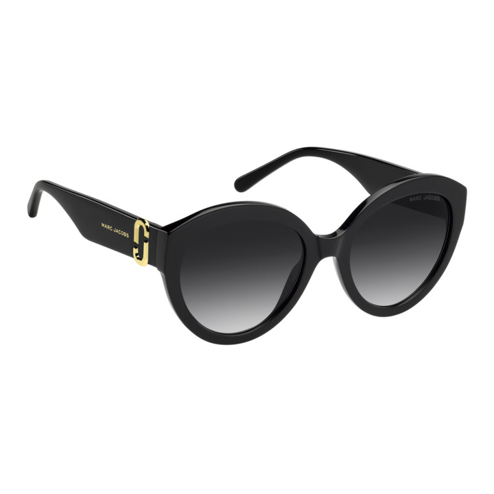 Lunettes de soleil Marc Jacobs MARC 882/S Black / verres Dark Grey Shaded (807-9O)