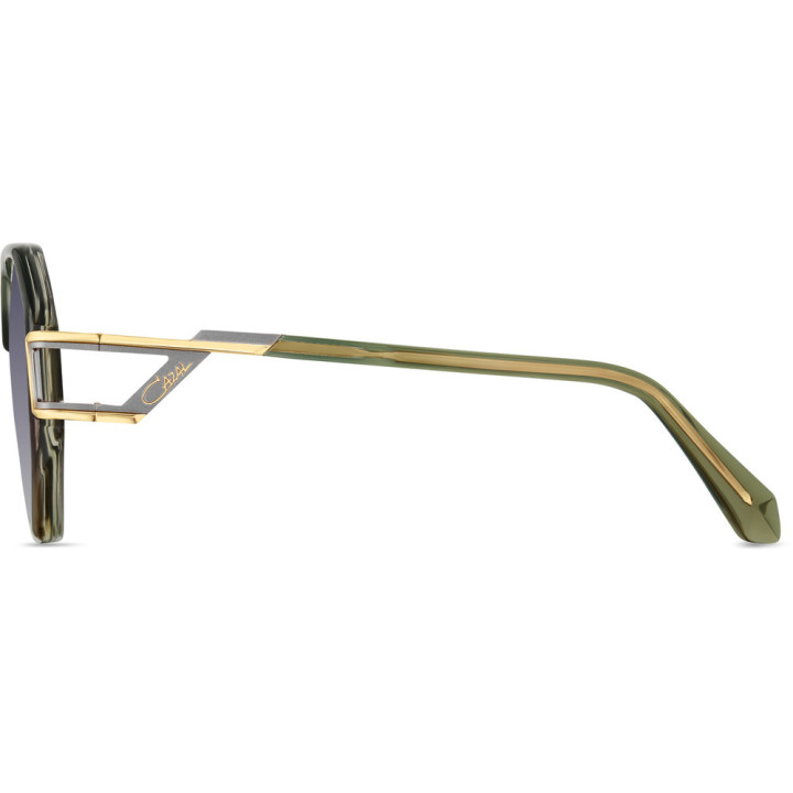 Cazal 8522 002 kaki-or - vue de profil