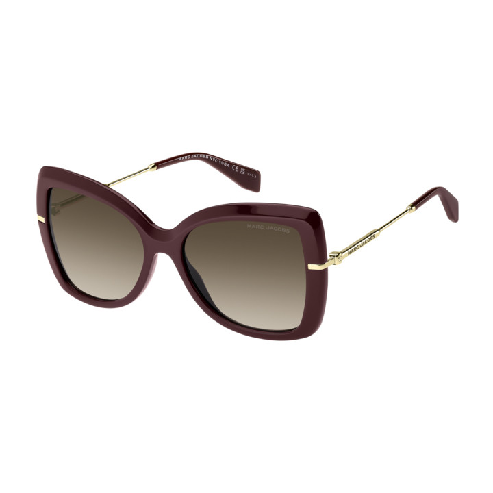 Lunettes de soleil Marc Jacobs MARC 881/S Burgundy 2 / verres Brown Shaded (LHF-HA)