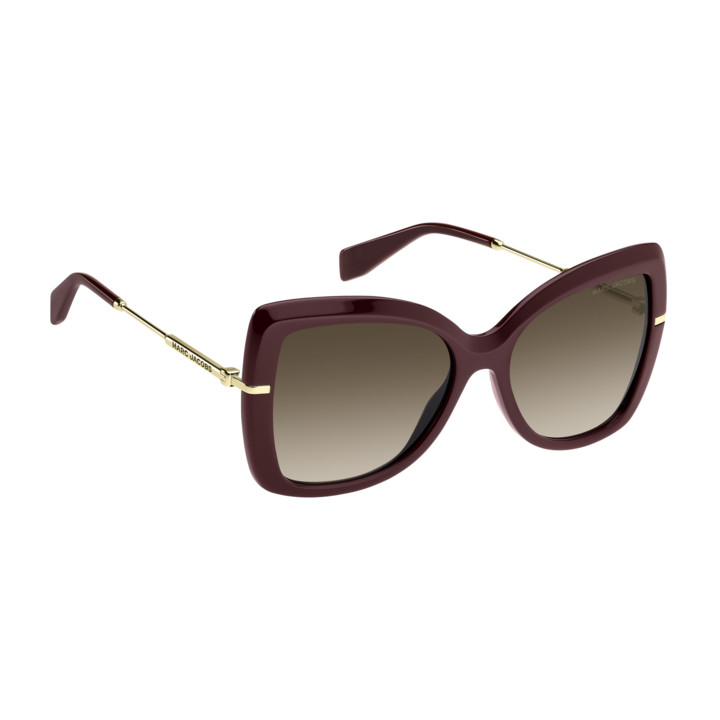 Lunettes de soleil Marc Jacobs MARC 881/S Burgundy 2 / verres Brown Shaded (LHF-HA)