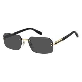 Lunettes de soleil Marc Jacobs MARC 902/S Gold Black 2 / verres Grey (RHL-IR)