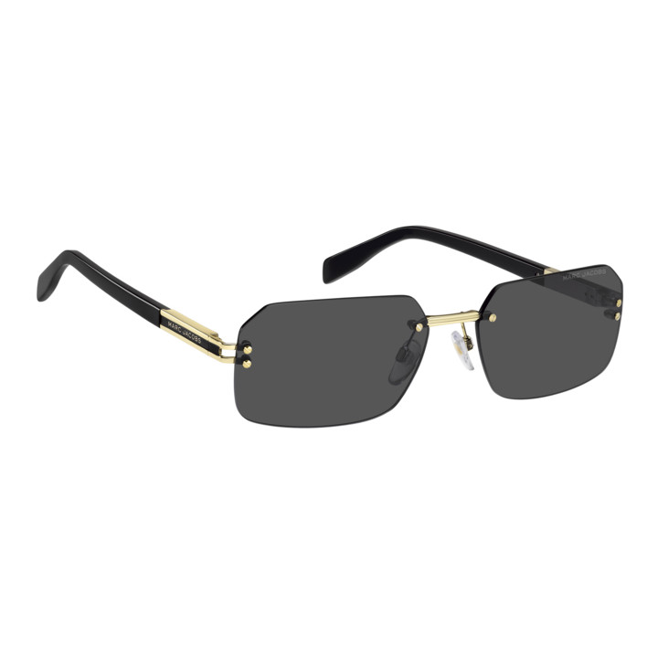 Lunettes de soleil Marc Jacobs MARC 902/S Gold Black 2 / verres Grey (RHL-IR)