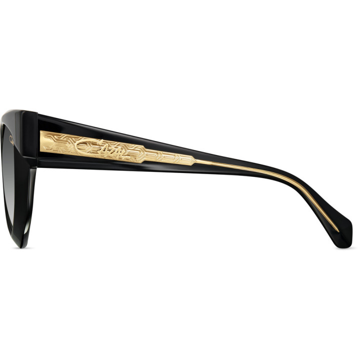 Cazal 8523 001 noir-or - vue de profil