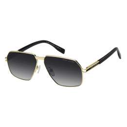 Lunettes de soleil Marc Jacobs MARC 906/S Gold Black 2 / verres Dark Grey Shaded (RHL-9O)